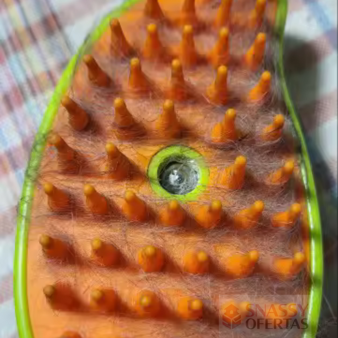 Cepillo de Vapor 3 en 1 para Mascotas